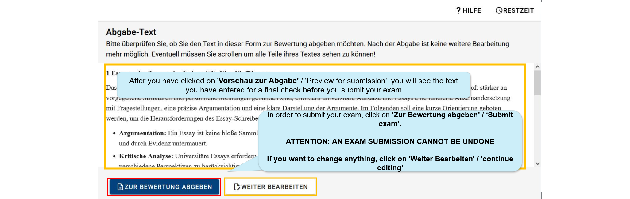 drawio: Writing long text exam 4