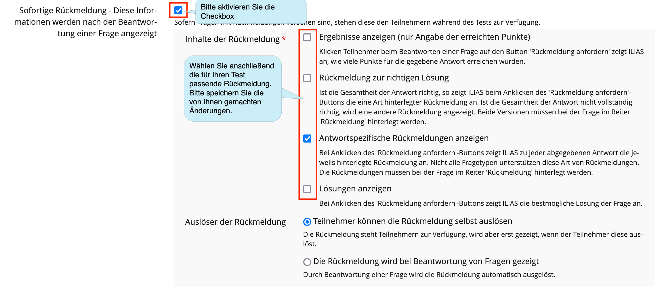 drawio: ILIAS-Anleitungen-Online-Test-Rueckmeldung-Einstellungen