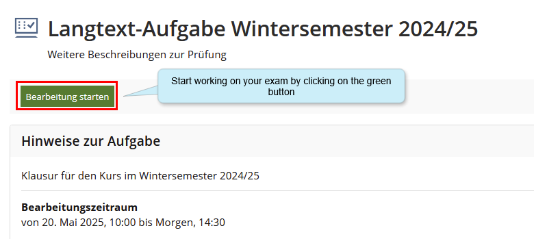 drawio: Writing long text exam 1
