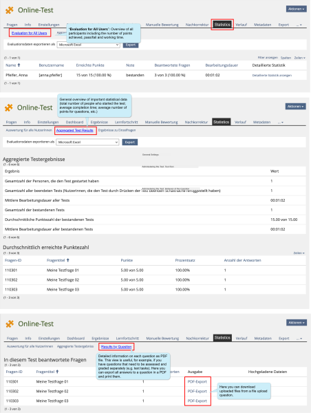 Datei:ILIAS Online Test Teststatistiken Eng.png