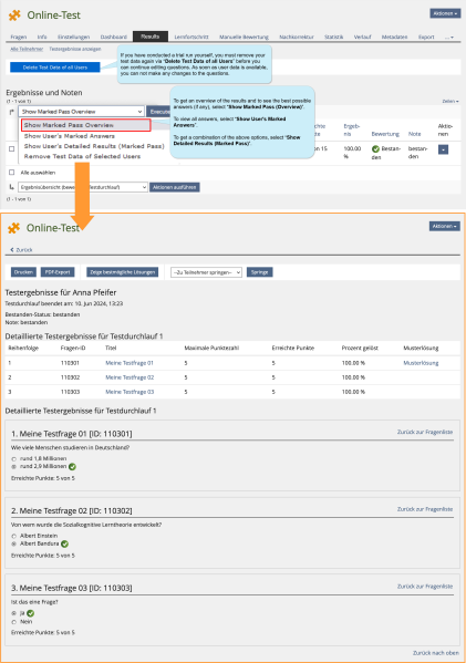 Datei:ILIAS Online Test Ergebnisse verwalten Eng.png