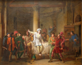 Abb.8, Pierre Révoil: Jeanne d'Arc prisonnière à Rouen, 1819, Öl auf Leinwand, 137 cm x 174,5 cm, Musée des Beaux-Arts de Rouen. Bildquelle: François de Dijon, Public domain via Wikimedia Commons