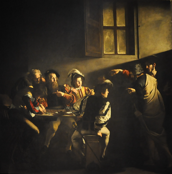 Datei:Michelangelo Merisi di Caravaggio, Die Berufung des Matthäus.png